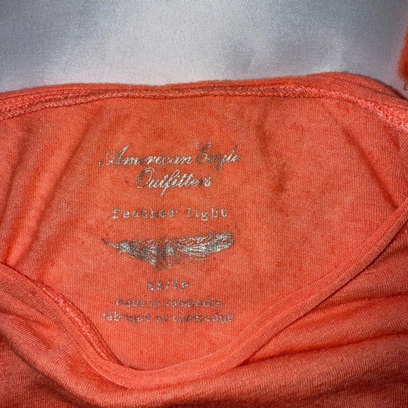 American Eagle Outfitters Orange Short Sleeve Tee Size Small - Picture 5 of 5